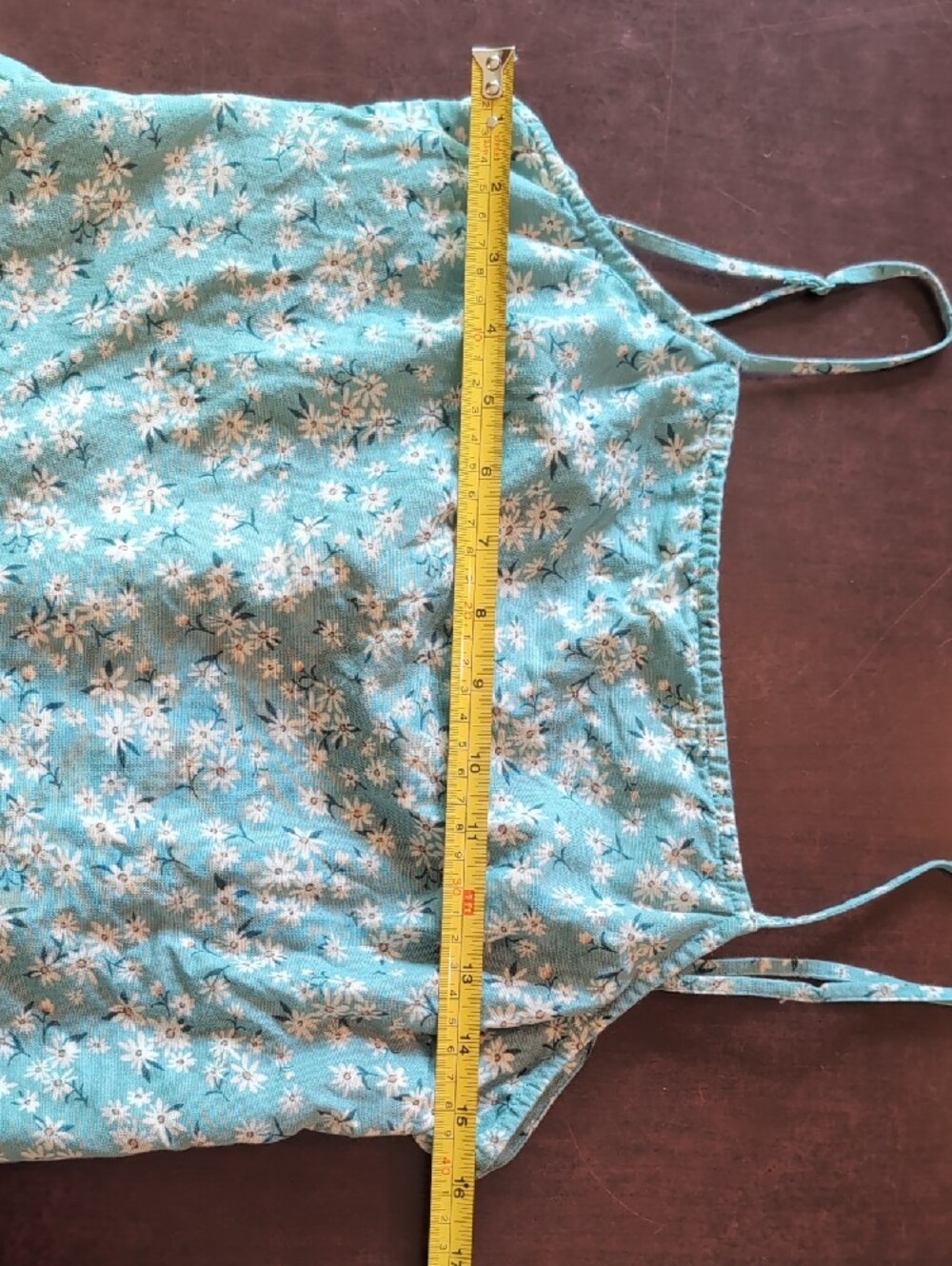 American Eagle | Linen Blend Floral Tie Back Mini Dress | Medium - Picture 7 of 13